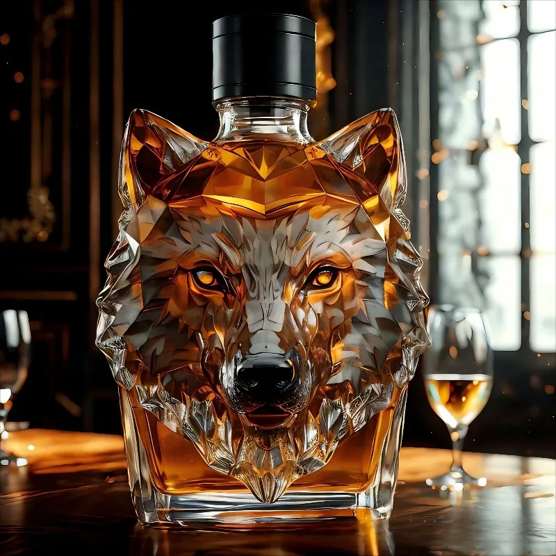 High Borosilicate Glass Wolf H - đánh giá và giá Glass Decanter Whiskey