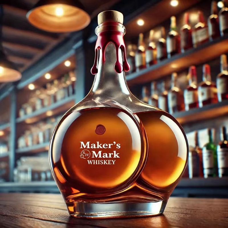 Novelty Buttocks Shape Whiskey - đánh giá và giá Glass Decanter Whiskey