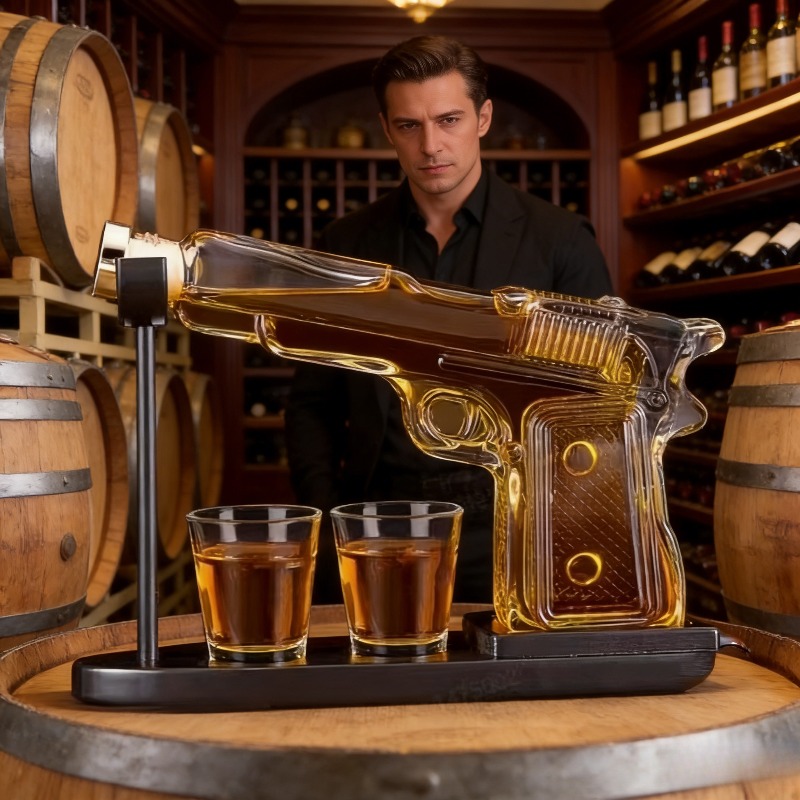 Sandhawk Glass Pistol Decanter - đánh giá và giá Glass Decanter Whiskey