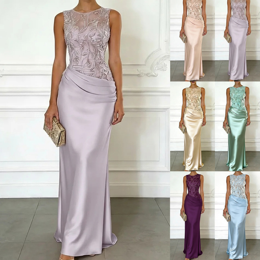 Luxury Satin Long Evening Dres - đánh giá và giá Luxury Lifestyle
