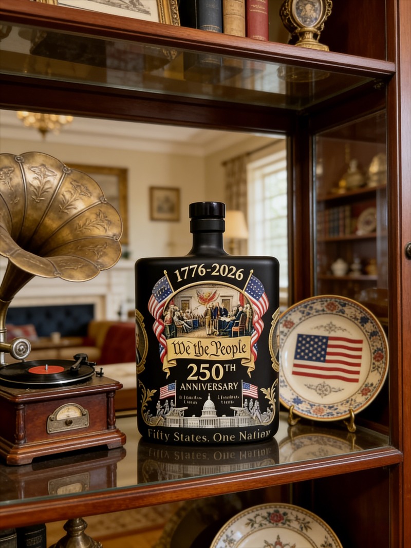 US 250th Anniversary We The Pe - đánh giá và giá Glass Decanter Whiskey