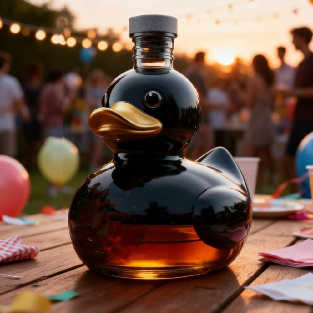 Duck Whiskey Bottle Glass Anim - đánh giá và giá Glass Decanter Whiskey