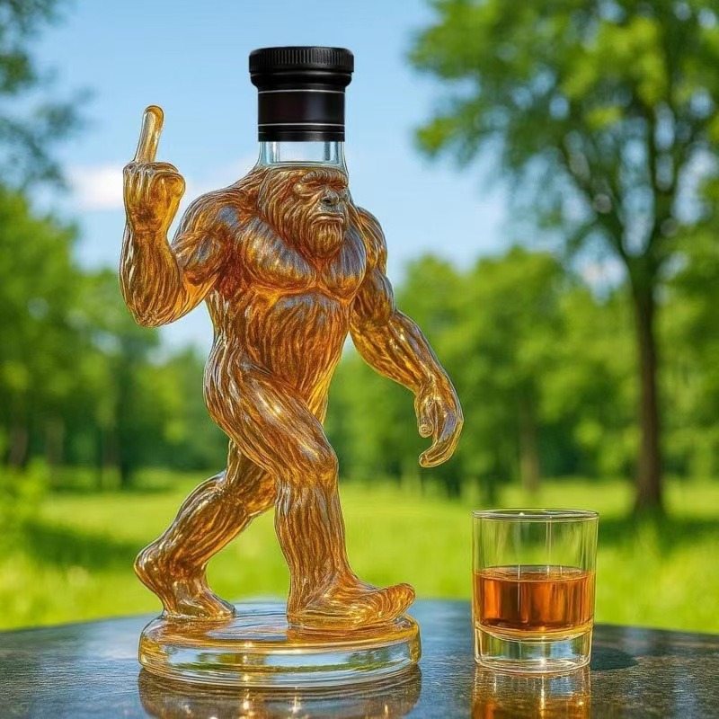 Funny Bigfoot Crown Whiskey De - đánh giá và giá Glass Decanter Whiskey