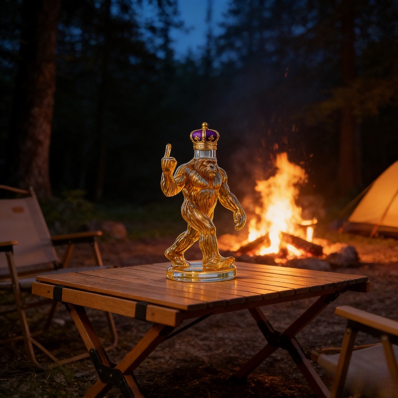 Funny Bigfoot Crown Whiskey De - đánh giá và giá Glass Decanter Whiskey
