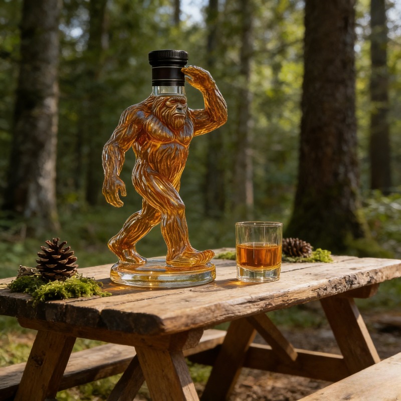 Funny Bigfoot Crown Whiskey De - đánh giá và giá Glass Decanter Whiskey