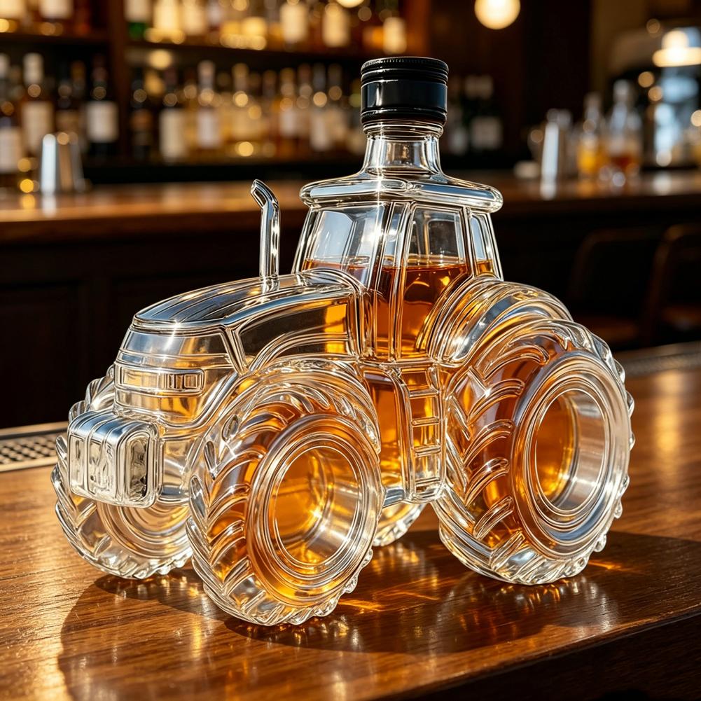 Tractor Shaped Whiskey Glass D - đánh giá và giá Glass Decanter Whiskey
