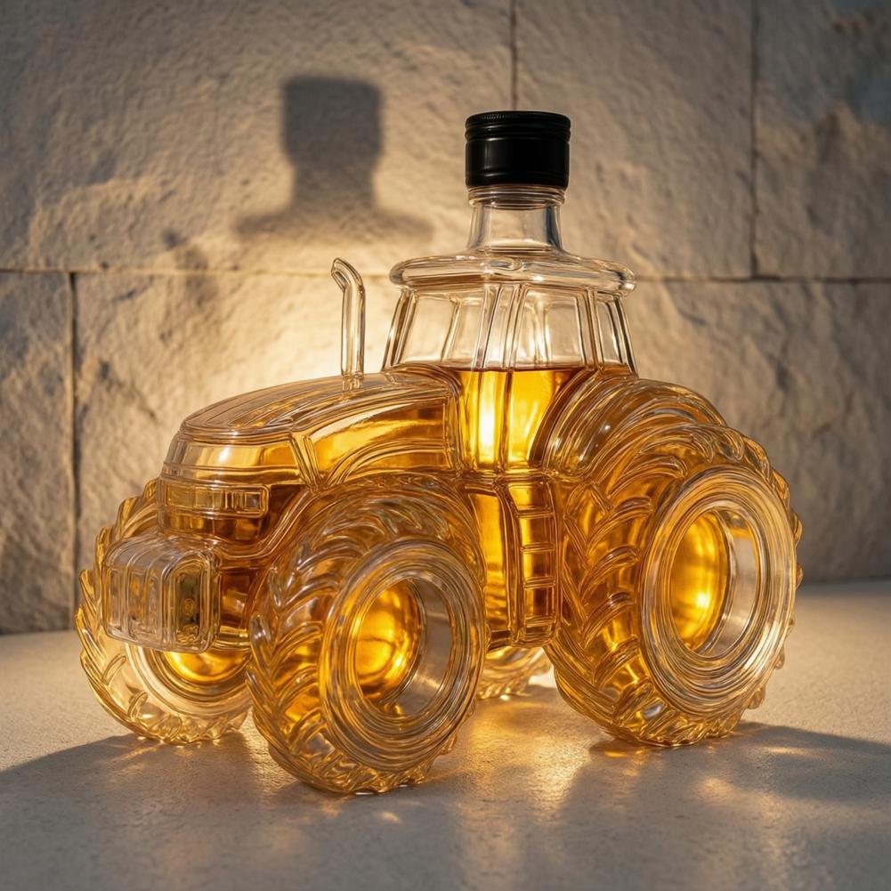 Tractor Shaped Whiskey Glass D - đánh giá và giá Glass Decanter Whiskey