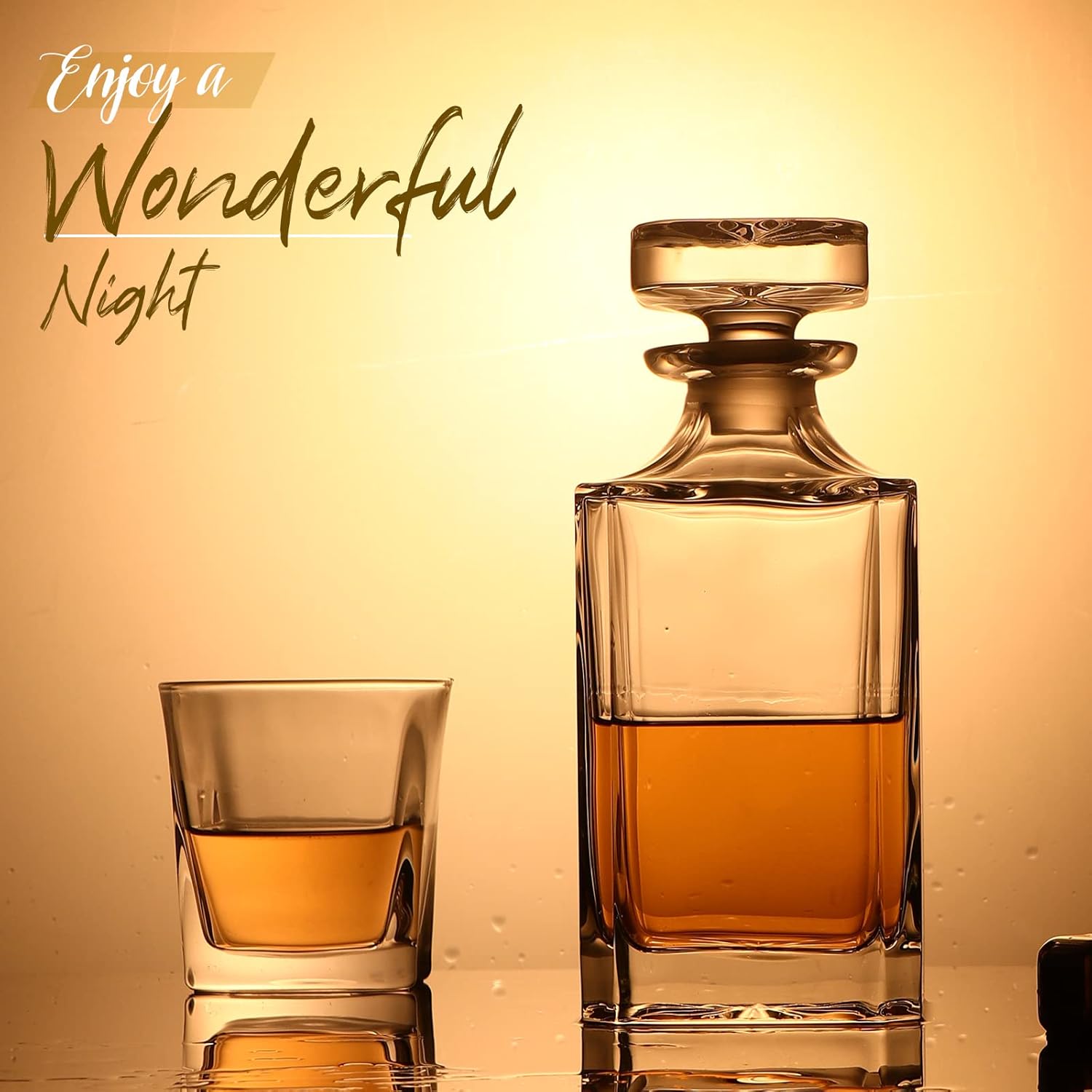 Glass Decanter - Whiskey Decan - đánh giá và giá Glass Decanter Whiskey